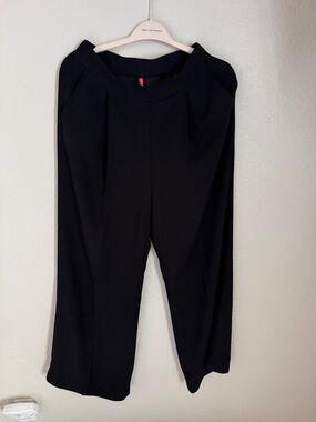 SPANX Black Wide-Leg Dress Pants